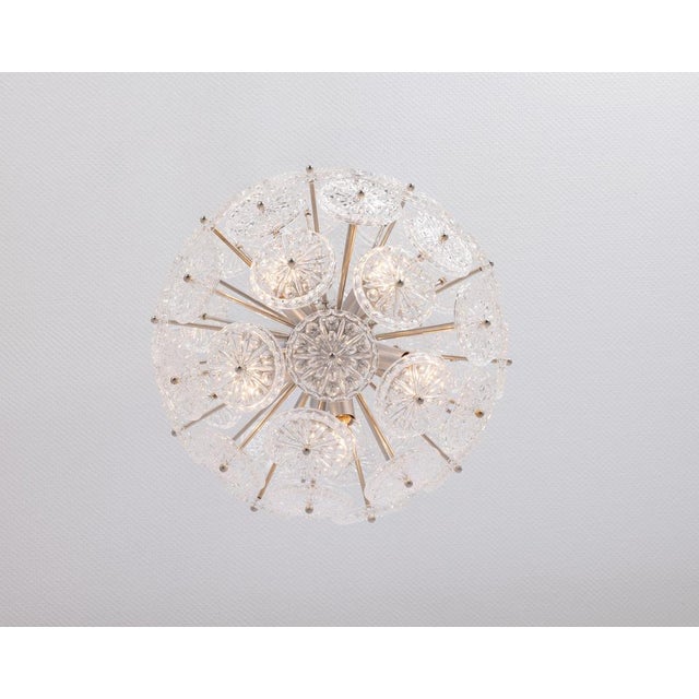 1960s Floral Chrome Sputnik Chandelier, Germany, 1960s For Sale - Image 5 of 15