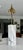 Mid-Century Modern 1960s Single t.h. Robsjohn-Gibbings for Hansen Table Lamp White Marble & Brass For Sale - Image 3 of 14