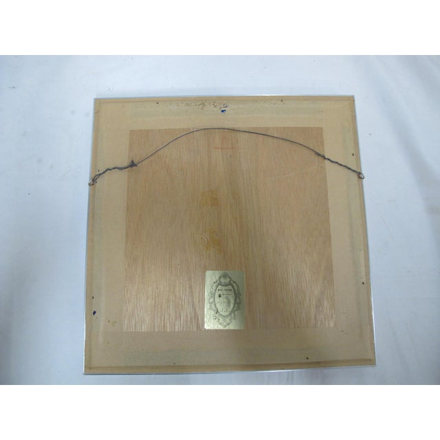 Framed Chinese Qing Dynasty Ornate Bird & Flower Embroidered Silk Purse Satchel For Sale In Portland, OR - Image 6 of 9