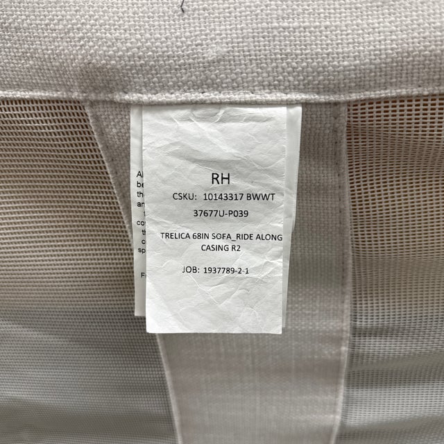 Thomas Bina & Ronald Sasson for Restoration Hardware Trelica Sofa, Outdoor For Sale - Image 12 of 12