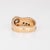 1970s 70s Vintage Diamond Shooting Star Ring Sz 5 Band 14k Gold Celestial Jewelry For Sale - Image 5 of 7