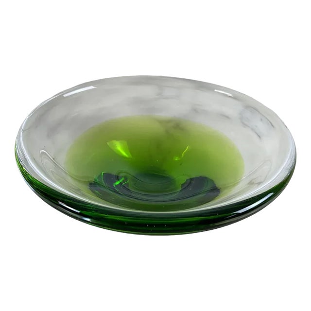 Italian Murano Submerged Glass Ashtray, 1970s For Sale