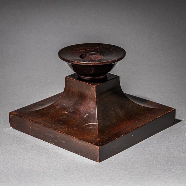 Model No. 7 Candlesticks by Carl Malmsten for Liljeholmens, Sweden, Early 20th Century, Set of 2 For Sale - Image 4 of 9