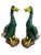 Mid 20th Century Chinese Export Hand-Painted Polychrome Ceramic Mallard Ducks - A Pair For Sale - Image 10 of 10