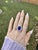 Modern 11.8ct Statement Tanzanite Ring With Natural Diamonds: Solid 14k Gold, 16x12mm, Size 6.75 For Sale - Image 3 of 6