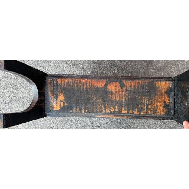 Early 20thc Original Painted Shoe Shine Box For Sale - Image 4 of 8