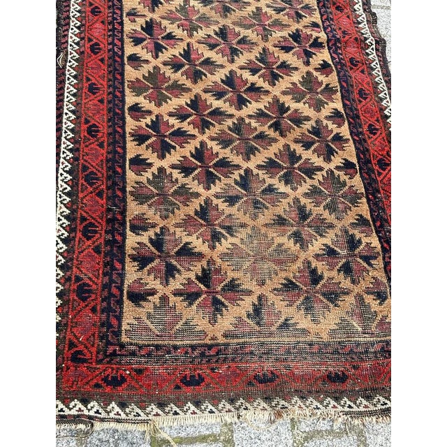 Vintage Turkmen Baluch Rug, 1930s For Sale - Image 15 of 18