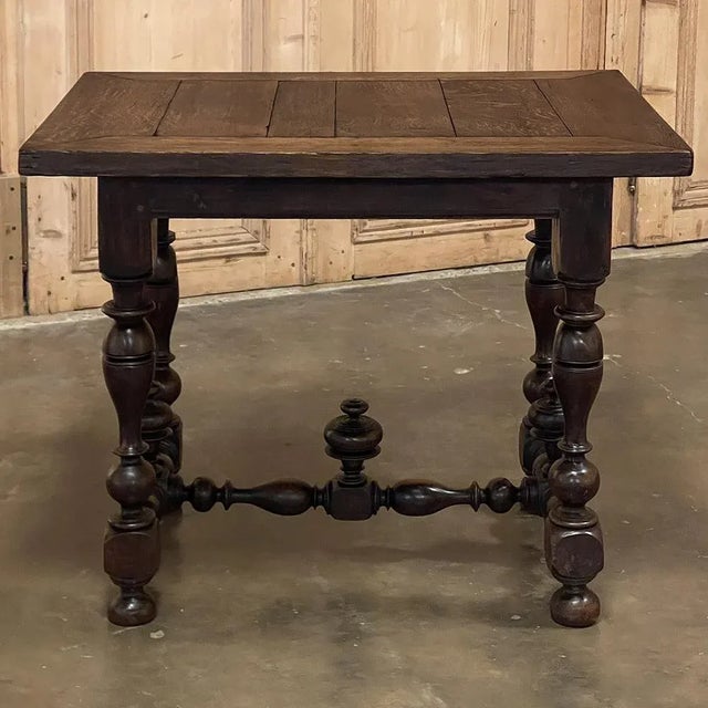 Rustic European 18th Century Rustic Henri II End Table For Sale - Image 3 of 13