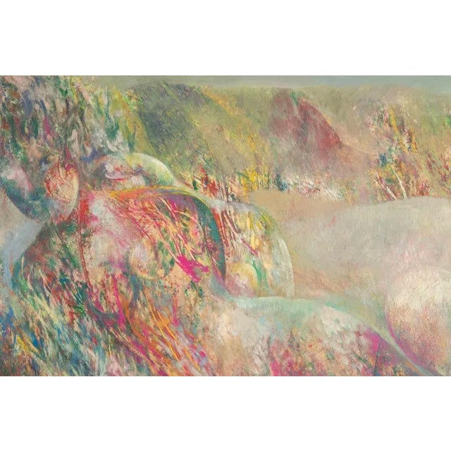 Oil on canvas realized by Sebastiano Sanguigni (1931-2012). Hand signed. Very good condition. This piece is attributed to...