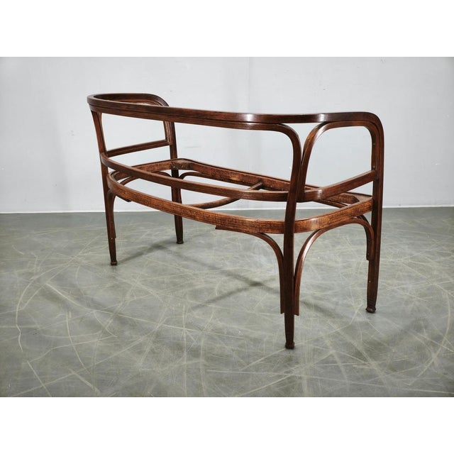 Model 715/C Settee by Gustav Siegel for Jacob & Josef Kohn, 1901 For Sale - Image 11 of 16