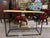 Modern Industrial Solid Wood & Black Metal Console Table/Entryway/Sofa Table For Sale In Philadelphia - Image 6 of 7