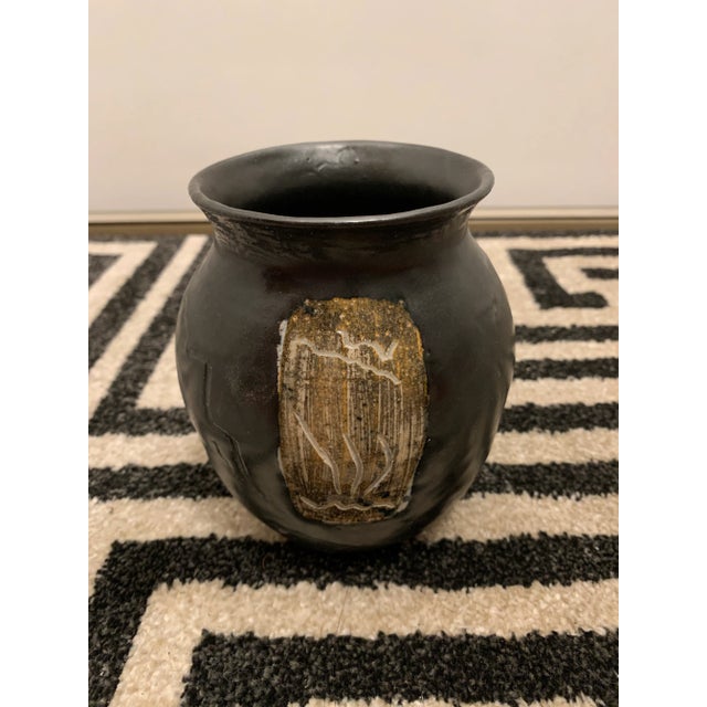 Black Vintage Studio Pottery, Signed Zelda For Sale - Image 8 of 8