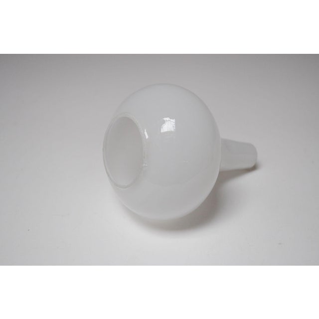 Pair of Petite Vintage Italian Chamberstick Glass and Brass Bedside Lamps For Sale - Image 12 of 12