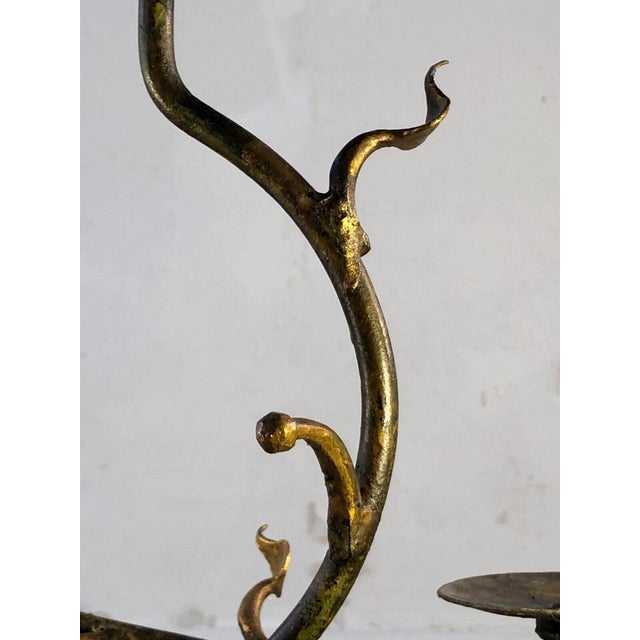 Vintage French Brutalist Candleholder, 1990 For Sale - Image 16 of 18