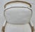 Beverly Furniture French Louis XV Fauteuil Off-White Heavy Linen Lounge Chair For Sale In Miami - Image 6 of 15