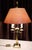Brass 4-Light Table Lamp with Fabric Shade from Schulz & Adam, 1970s For Sale - Image 10 of 12