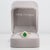 Modern 1.9Ct Tsavorite Ring With Earth-Mined Diamond Accents: Solid 14k Gold, 8x6mm, Size 6.75 For Sale - Image 3 of 9