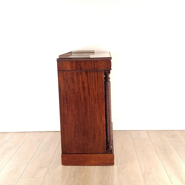 Wood English Regency Period Mahogany Cabinet For Sale - Image 7 of 9