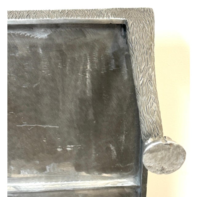 Sculptural Zoomorphic Cast Zinc Alloy Coffee Table Manner of John Dickinson For Sale - Image 9 of 17