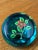 A Rare William Manson Lilium and Caterpillar Paperweight circa 1980s, marked "9-50", "Lilium" and "Caithness Scotland" to...