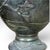 Antique Japanese Meiji Period Patinated Bronze Vase Table Lamp With High Relief Bird and Flower Silk Pagoda Shade For Sale - Image 9 of 13