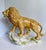 Mid-Century Modern Mid-Century Hand-Painted Glazed Ceramic Lion Figurine on Rock Base For Sale - Image 3 of 14