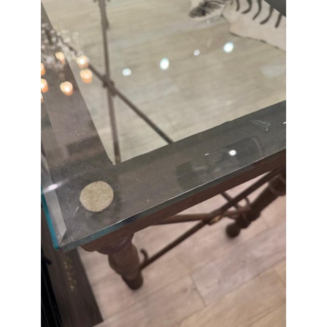 1980s 1980s Giacometti Inspired Iron Console With Snake Detail For Sale - Image 5 of 7