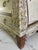 Metal Vintage Patinated Bombe Chest in Yellow Sage – Carved Details – French Provincial For Sale - Image 7 of 11