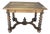 French Antique Desk/Side Table on Barley Twist Legs For Sale