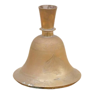 Antique Indian Brass Candle Holder