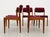 Mid-Century Modern Set of 6 Danish Mid Century Modern Dining Chairs | Teak Chairs by h.w. Klein for Bramin, Made in Denmark, C. 1960’s For Sale - Image 3 of 13