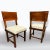 Of the period: Art-Deco, Date of manufacture: 1930, material: walnut, macassar ebony, upholstery. The chairs are...