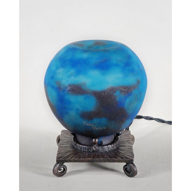 Art Deco French Art Deco Night Lamp Incense Burner by Robj 1920s France For Sale - Image 3 of 10