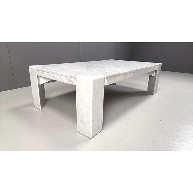 Vintage Italian Marble Coffee Table, 1970s For Sale - Image 11 of 12