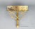 Mid 20th Century Large Vintage Solid Brass Lyre Harp Adjustable Book Stand Holder For Sale - Image 5 of 7