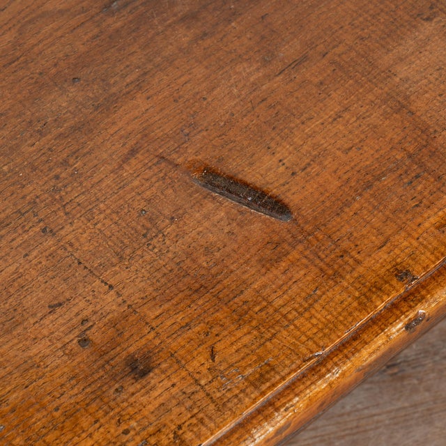 Early 19th Century 19th Century French Oak Two Drawer Coffee Table For Sale - Image 5 of 15