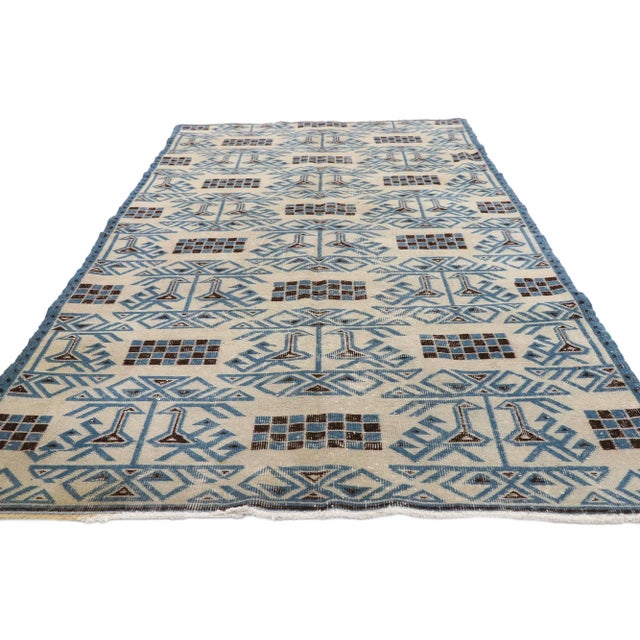 Tribal Vintage Turkish Sivas Rug - 04'07 x 07'11 For Sale - Image 3 of 11