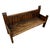 Antique Traditional Spanish Oak Bench, in Good conditions. Designed before 1890