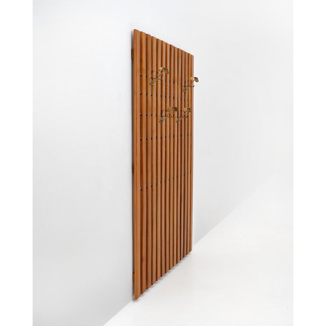 Wall-Mounted Coat Rack by Gianfranco Frattini, 1950s For Sale - Image 6 of 14