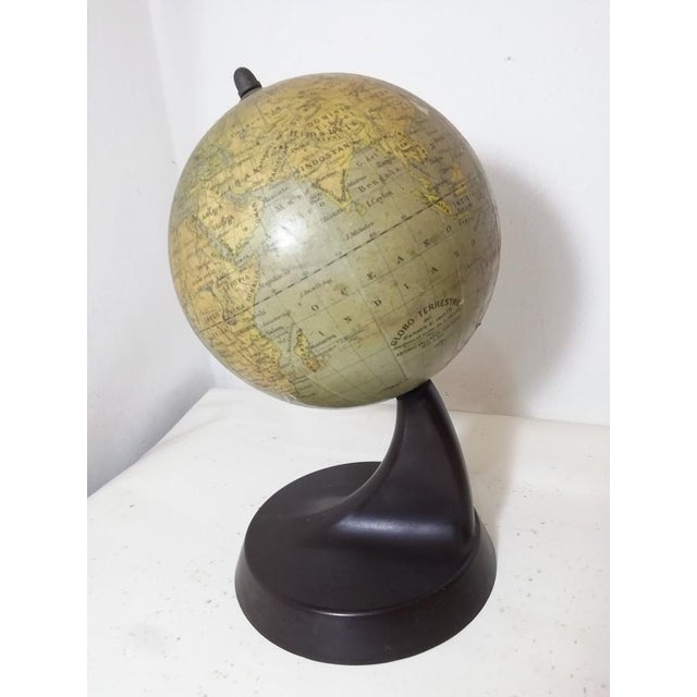 Red Antique Globe by Antonio Vallardi, Italy, 1930s For Sale - Image 8 of 8