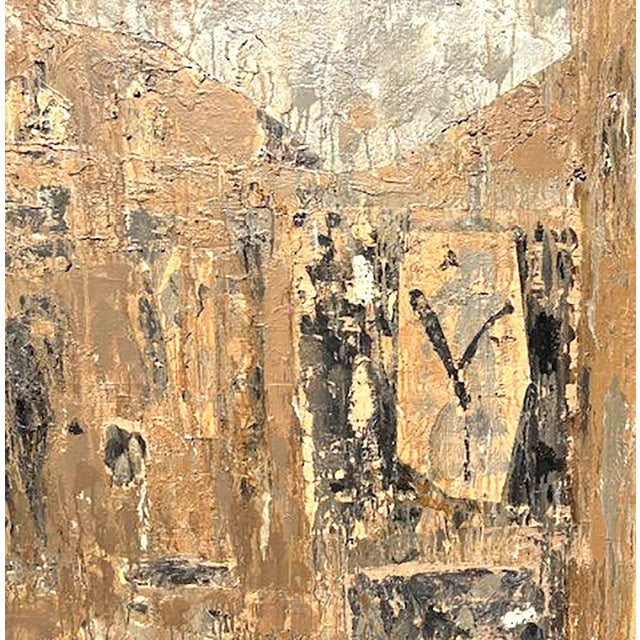 Abstract Expressionism Wlodzimierz Ksiazek Untitled Abstraction , 66 X 80 In. For Sale - Image 3 of 6
