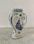 Blue Mid-Century Hand-Painted Delft Vase With Dutch Village Scene For Sale - Image 8 of 10