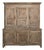 Mid 19th Century French Provincial Brown Wood China & Display Cabinets For Sale