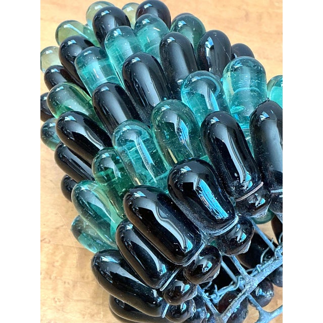 Mid 20th Century Vintage Italian Glass Pinecone Light Shade For Sale - Image 5 of 16
