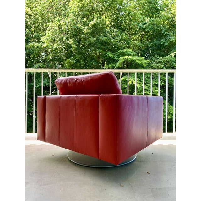 Mid-Century Leather Armchair from Rolf Benz, 2000s For Sale - Image 17 of 18