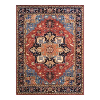 Pasargad Home Serapi Rust Wool Area Rug-11'10'' X 15' 0'' For Sale