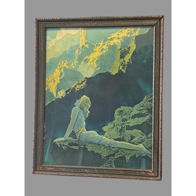 Vintage Maxfield Parrish Art Deco Nouveau Wild Geese Print Reproduction For Sale - Image 6 of 6