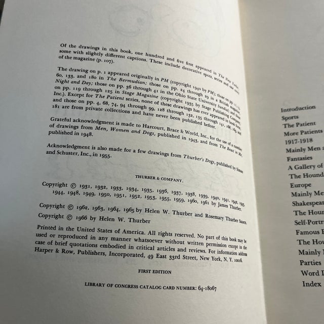 1966 James Thurber & Company Book For Sale - Image 4 of 12