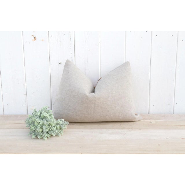 Vivid Orange Silk Phulkari Pillow For Sale In Los Angeles - Image 6 of 9