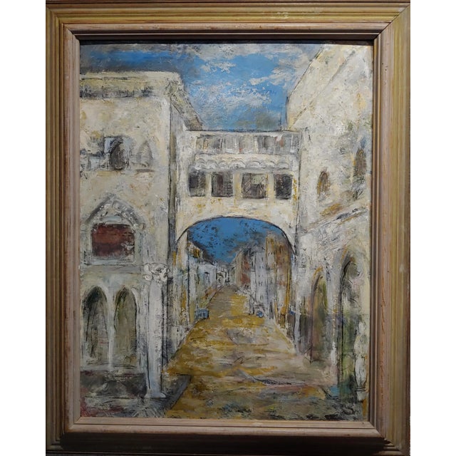 Dorothy Brown - Venice View - 1956 Oil Painting Oil painting on board -Signed and dated 1958 frame size 16 x 20" board...